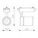 Світильник трековий 35W Horoz Electric DUBLIN-35 4200К чорний IP20 018-018-0035-020 фото 3